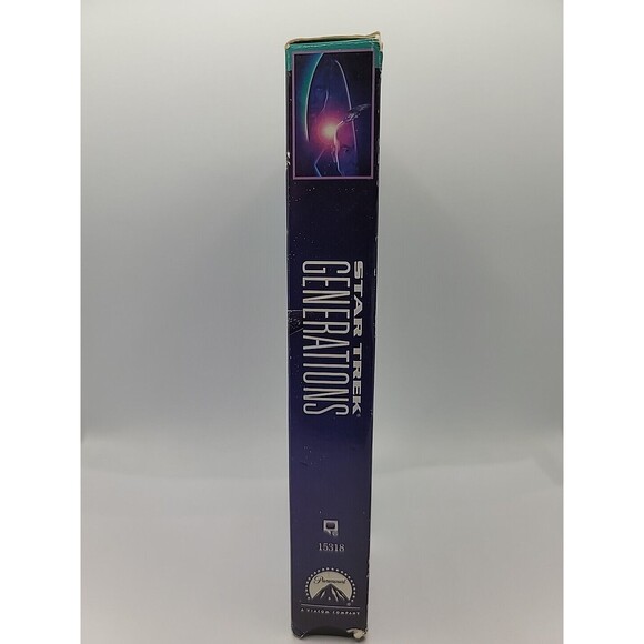 Sealed Vintage Star Trek Generations Wideacreen VHS Tape 1995 - Picture 2 of 9